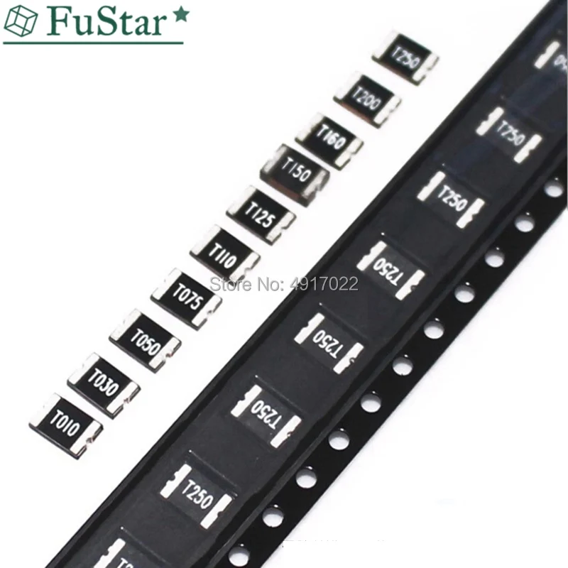 50PCS 1812 1A PPTC SMD 6V 8V 16V 24V 48V 60V SMT SMD Bezpiecznik resetowalny PPTC PolySwitch Bezpieczniki samoodzyskujące 1812L Bezpiecznik odzyskujący