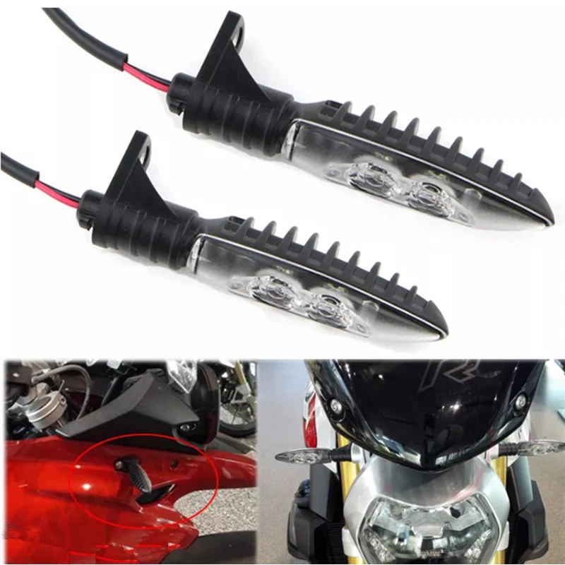 2pcs indicatori di direzione a LED per BMW F650GS R1200R S1000RR F800GS/R K1300S G310R/GS F800ST