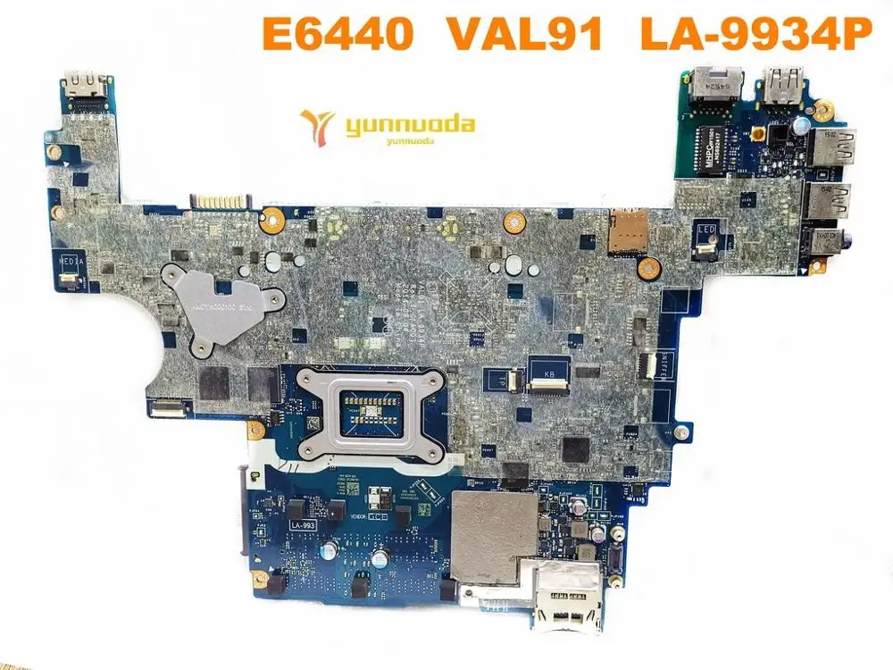 Original for DELL E6440 laptop  motherboard E6440  VAL91  LA-9934P  tested good free shipping