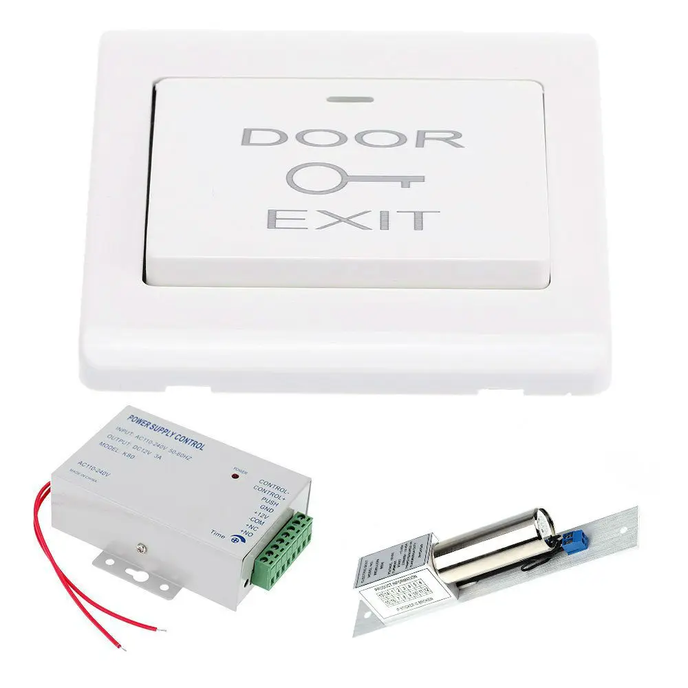 Electric Control Lock Electronic Magnetic Door Lock For 12V DC Access Control System Video Intercom Door Phone System