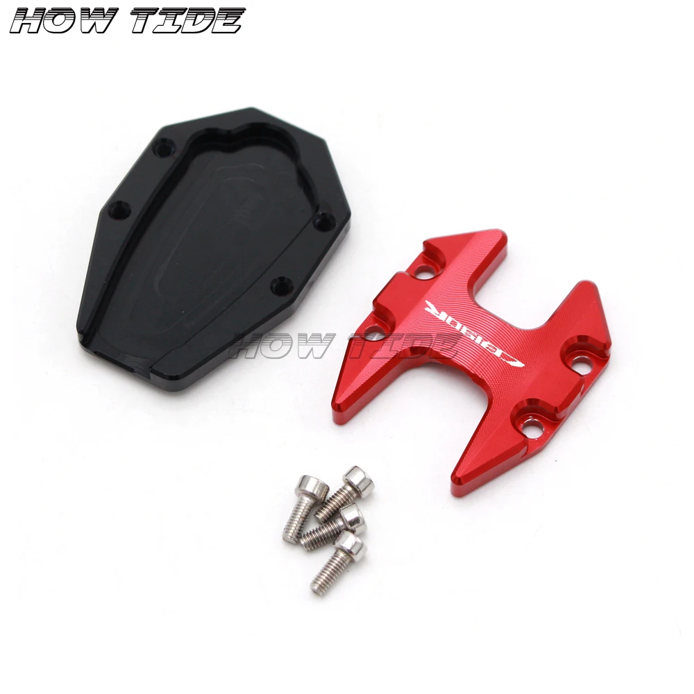 For HONDA CB190R CB 190R CB190 2016 2017 2018 Motorcycle Side Kickstand Stand Extension Support Plate pad Logo Accessories