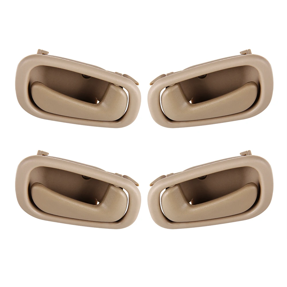 Beige Interior Door Handles Inner Inside Door Armest for Toyota Corolla 1998-2002 4Pcs Left Right Car accessories