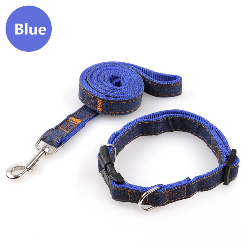 2024 Pets Dog Leashes Collars Sets Strong Nylon Rope Chihuahua Outdoor Reaction Collar Lead Cat Accessories Pet Product Hot Sale