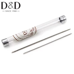 15cm/12.5cm 2Pcs Big Size Large Long Steel Needle Big Holes Sewing Needle Home Hand Sewing Tools