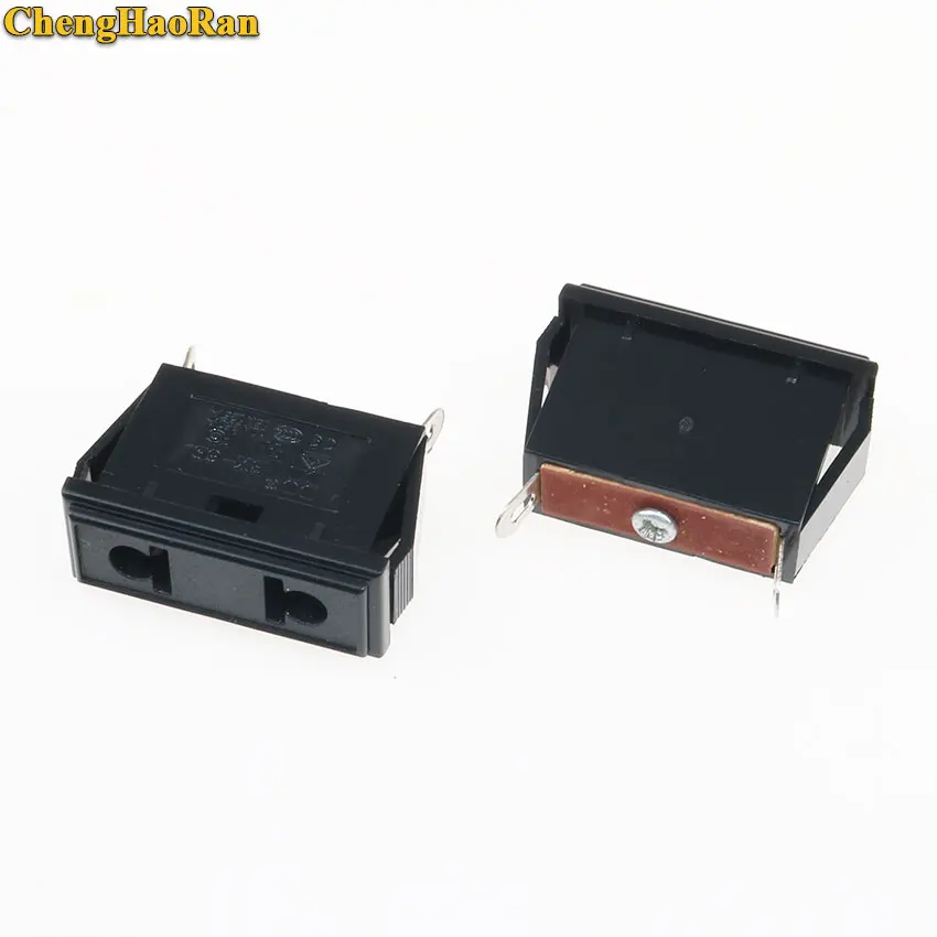 ChengHaoRan AC power socket American Standard European regulations wiring With copper Dual purpose 125v 250v 10A 15A connector