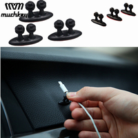 8Pcs Car Wire Cable Holder Multifunctional Tie Clip Fixer Organizer Car USB Charger Line Clasp High Quality Headphone Cable Clip