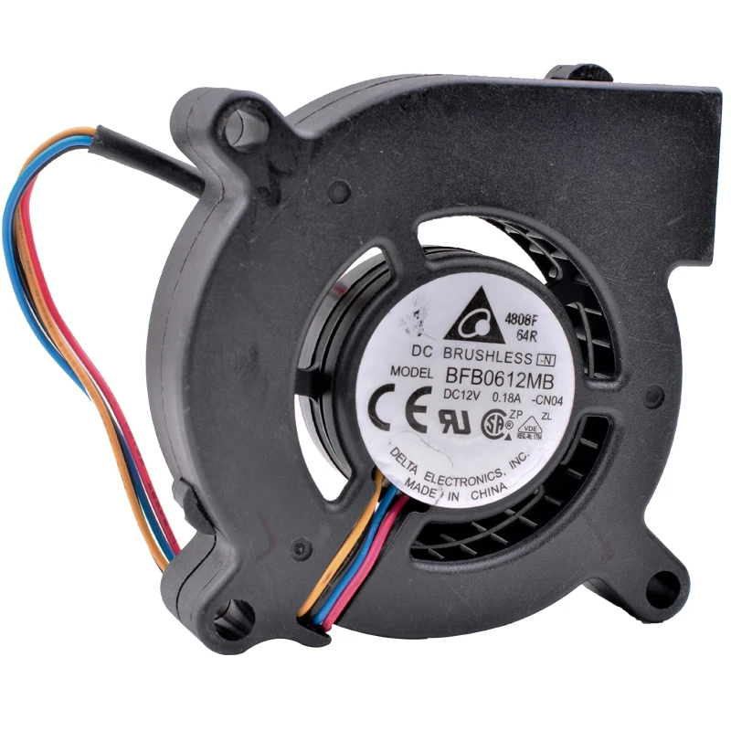 Brand new original BFB0612MB DC12V 0.18A 6cm 60x60x15mm Centrifugal turbo blower double ball projector cooling fan