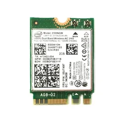 Dual band Wireless AC For Lenovo FRU:00JT497 Intel 3165 3165NGW NGFF Wifi BT4.0 2.4G/5Ghz 433Mbps 802.11ac Wireless Network Card