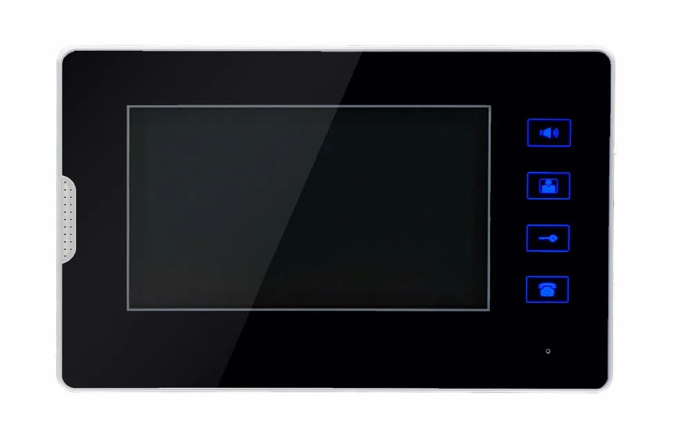 SmartYIBA 2 Eenheden Appartement Intercom Systeem Video Deurtelefoon Intercom Aluminium Camera 7 "Inch Monitor Video Deurbel