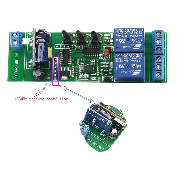Ewelink-interruptor smart home rf433 sem fio com 2 canais, módulo de wi-fi com bloqueio automático, controle por aplicativo, relé remoto, faça você mesmo, casa inteligente