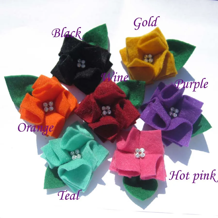 12pcs/lot New  Felt  Flowers lapel  Pin brooch pin  Handmade  Mens Stick Pin fabric flower Clutch pin Fashion  Accessories