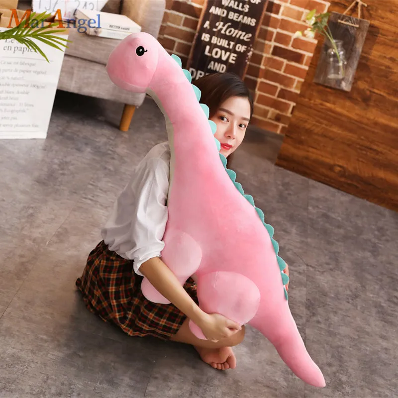 50-100cm Colorful Giant Dinosaur Plush Toys Stuffed Plush Tanystropheus Dolls Children Kids Gifts Birthday Christmas Brinqedos