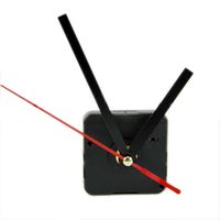 1 Set Silent large wall Quartz Clock Movement Mechanism Black & Red Hands Repair Tool Parts Kit DIY Set Drop Shipping