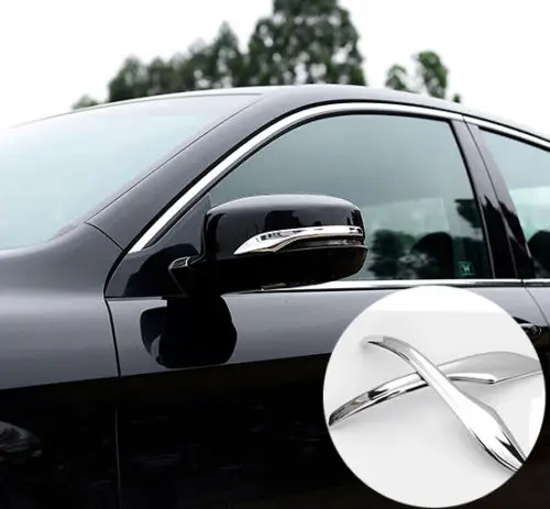 FIT FOR  HONDA ACCORD SIDE DOOR REARVIEW MIRROR CHROME COVER TRIM BEZEL 2013 2014 2015 2016