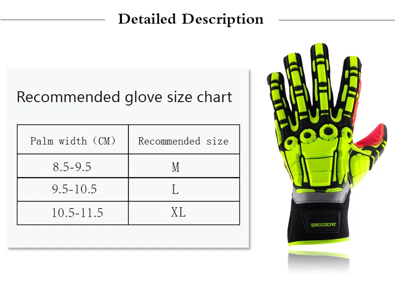 Fencing Sports Gloves Safety Gloves Anti Vibration Nylon Shock Mechanics Impact  and Water Resistant Gloves