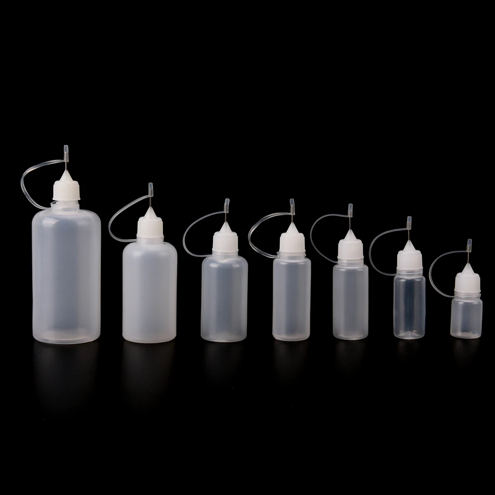 New 5/10/15/20/30/50/100ml PE Practical Plastic Needle Bottle Cigar Travel Dropper Juice Eye Liquid Container Solvent Oils