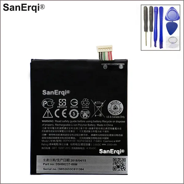 

B0PKX100 / BOPKX100 3.85VDC Replacement Battery For HTC Desire 626 D626W D626T 626G 626S D262W D262D A32 Battery With tools