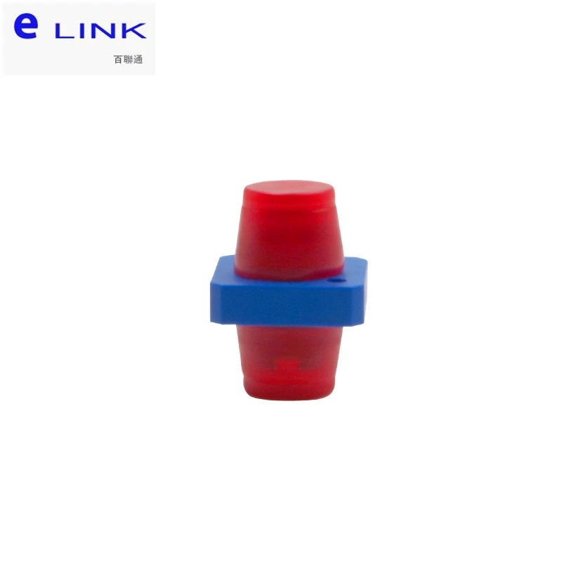 FC สแควร์อะแดปเตอร์ไฟเบอร์พลาสติกประเภทโหมดเดียว multimode optical fiber coupler connector ต่ํา IL จัดส่งฟรี ELINK 100 ชิ้น