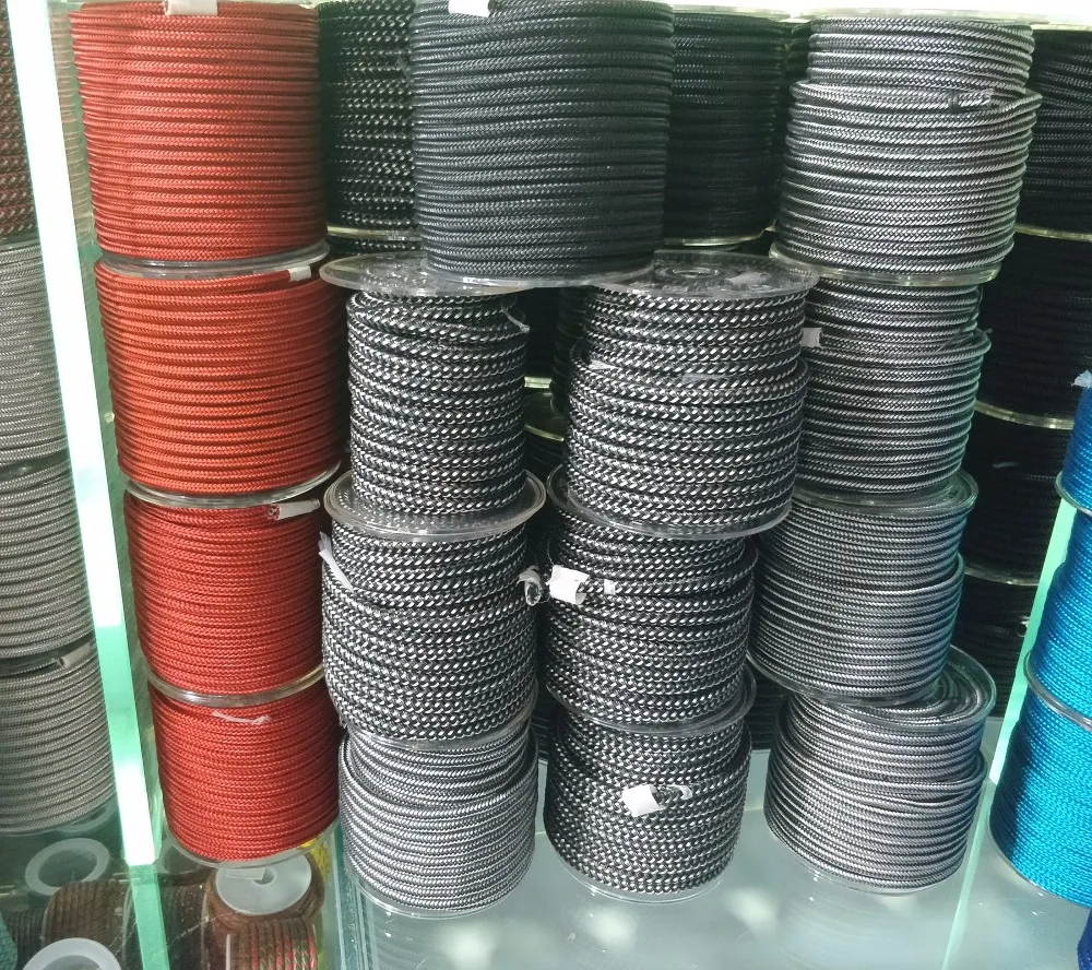 About the Fit 6mm 1M Braided Steel Wire/Leather/Rubber Jewelry Accessories Metal Rope Mesh Bands Woven Cable Craft Collar Making