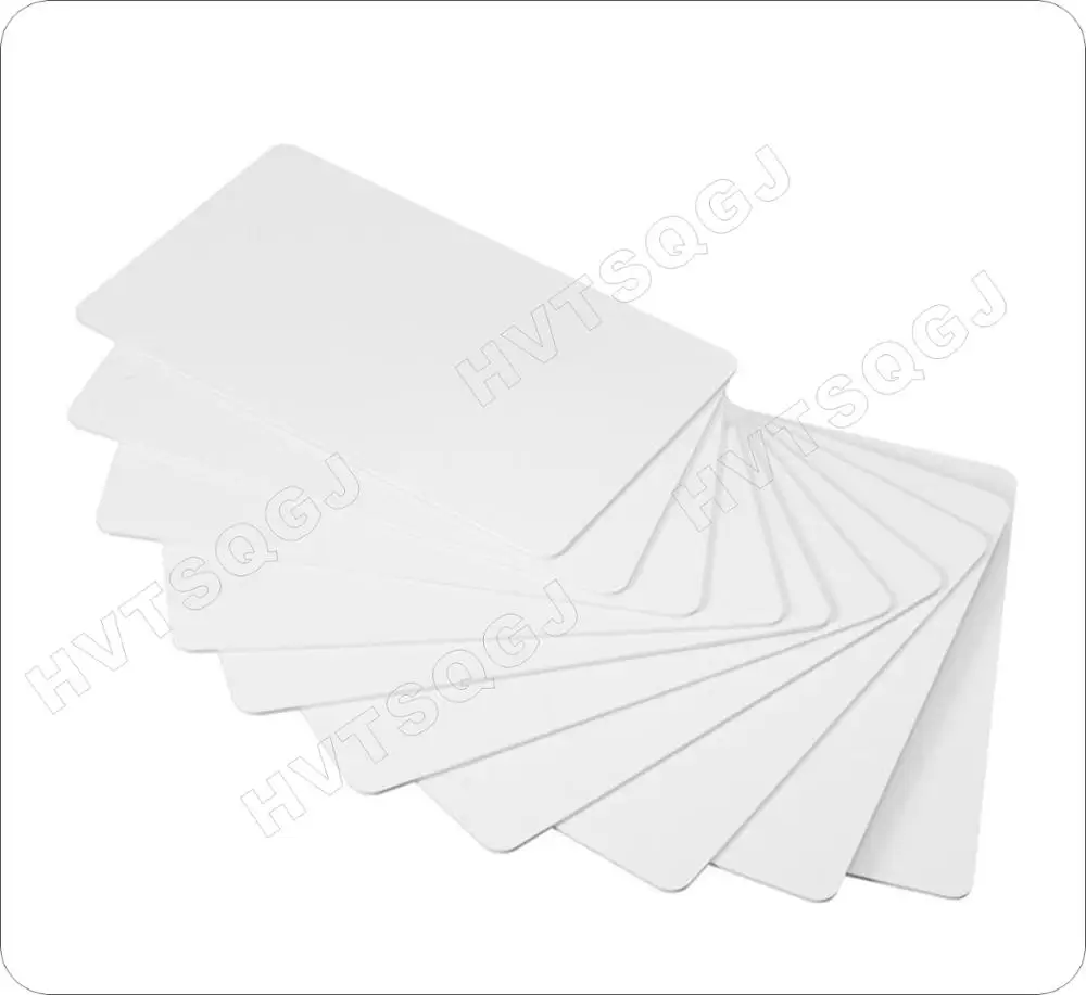 

(10pcs/lot) FM1108(Compatible S50) Waterproof PVC Smart White Card RFID Tags 13.56 MHz For Access Control