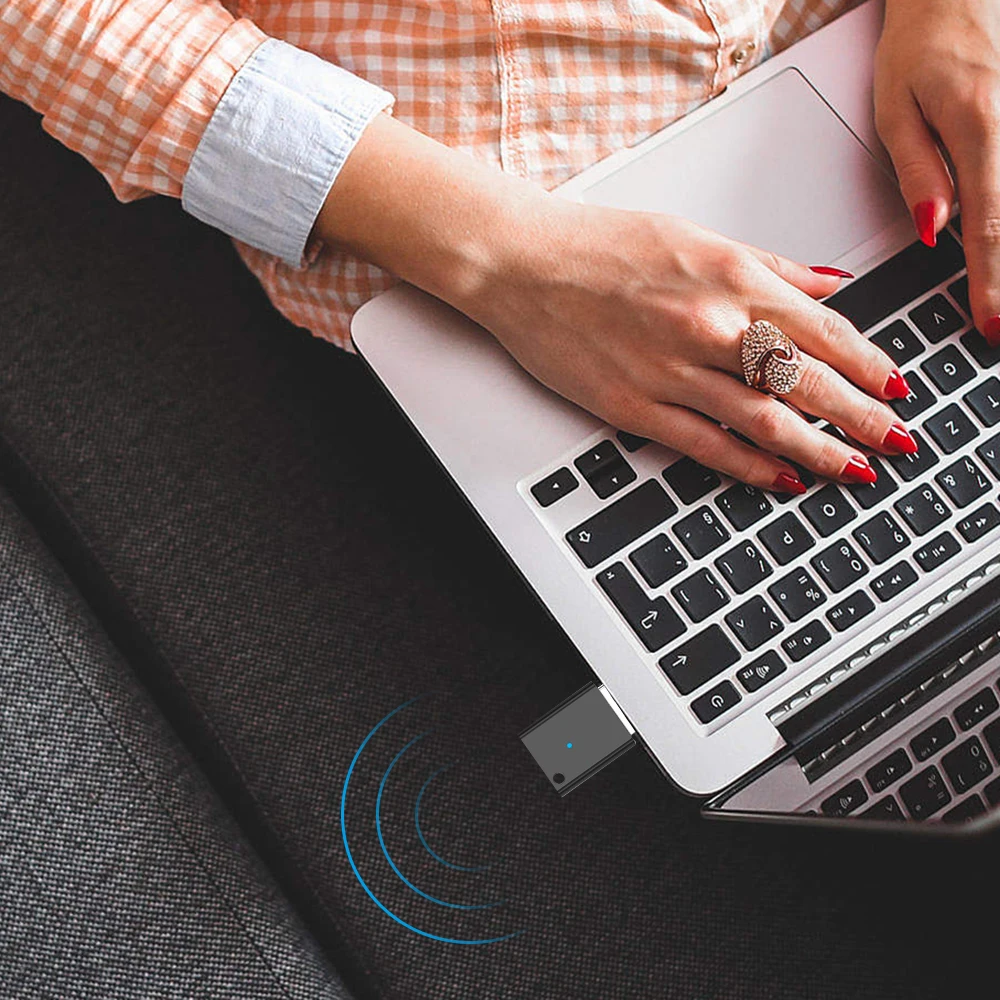 Kebidumei-محول صوت بلوتوث 5.0 ، محول موسيقى USB ، لاسلكي ، ستيريو ، مكبر صوت للسيارة ، مشغل Mp3