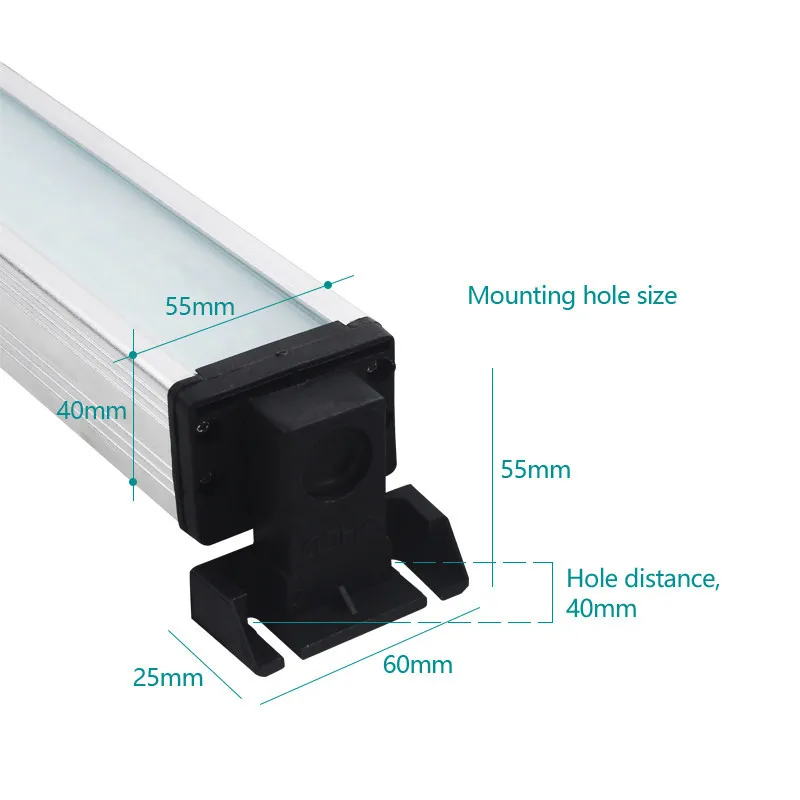 Led Machine Tool Work Light Waterproof Oil-proof Explosion-proof Lamp CNC Lathe Lighting Lamp 220V 24V Aluminum Alloy Led Lamps