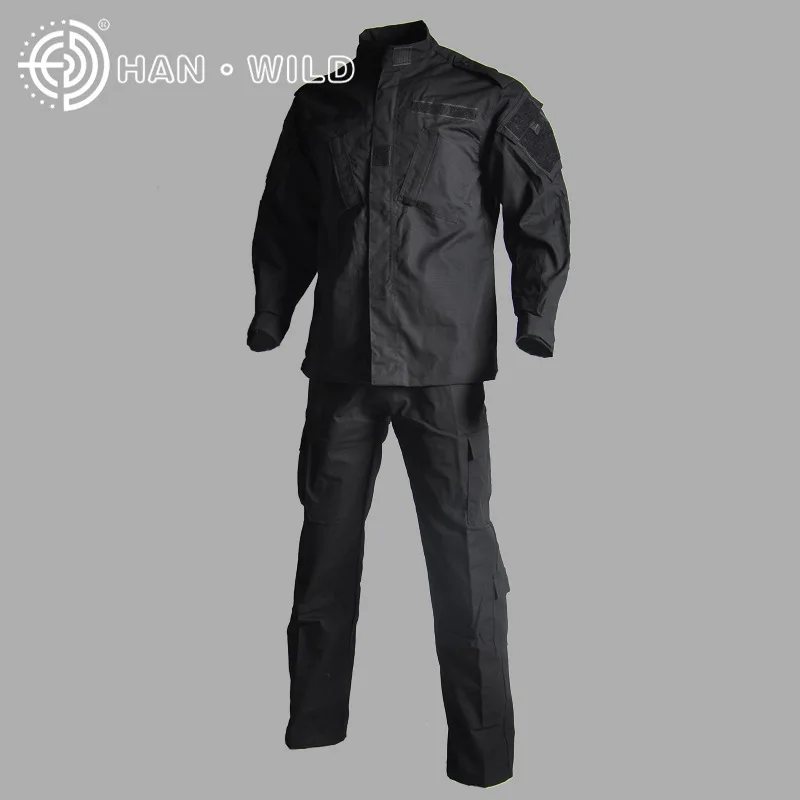 Outdoor Uniform Jacket + Pants Airsoft Paintball Ghillie Suit Combat Camouflage Digital Woodland Hunting Clothes