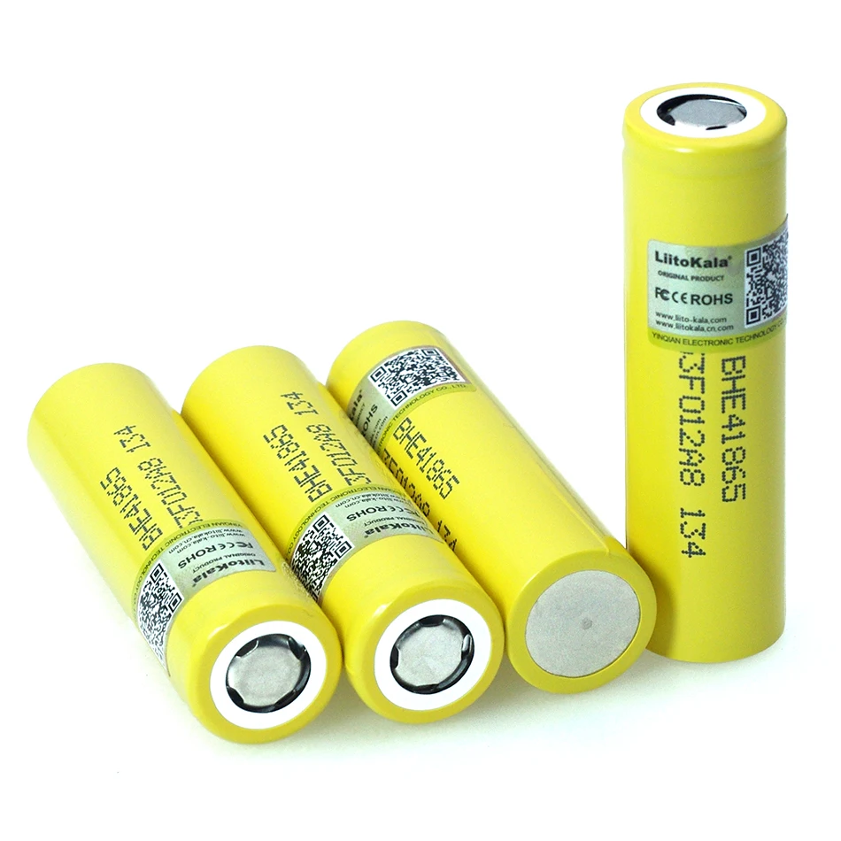 1 قطعة. بطارية liitokala أصلية جديدة 3.7 فولت 18650 HE4 2500 مللي أمبير في الساعة طاقة البطارية 20A 30A تفريغ بطارية ليثيوم خاصة إلكترونية