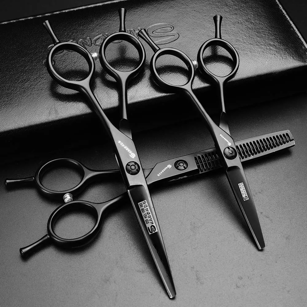 

Professional Sharonds 4.5/5.5 inch Hair Scissors hairdressing scissors cutting thinning scissors styling tools Barber Shear