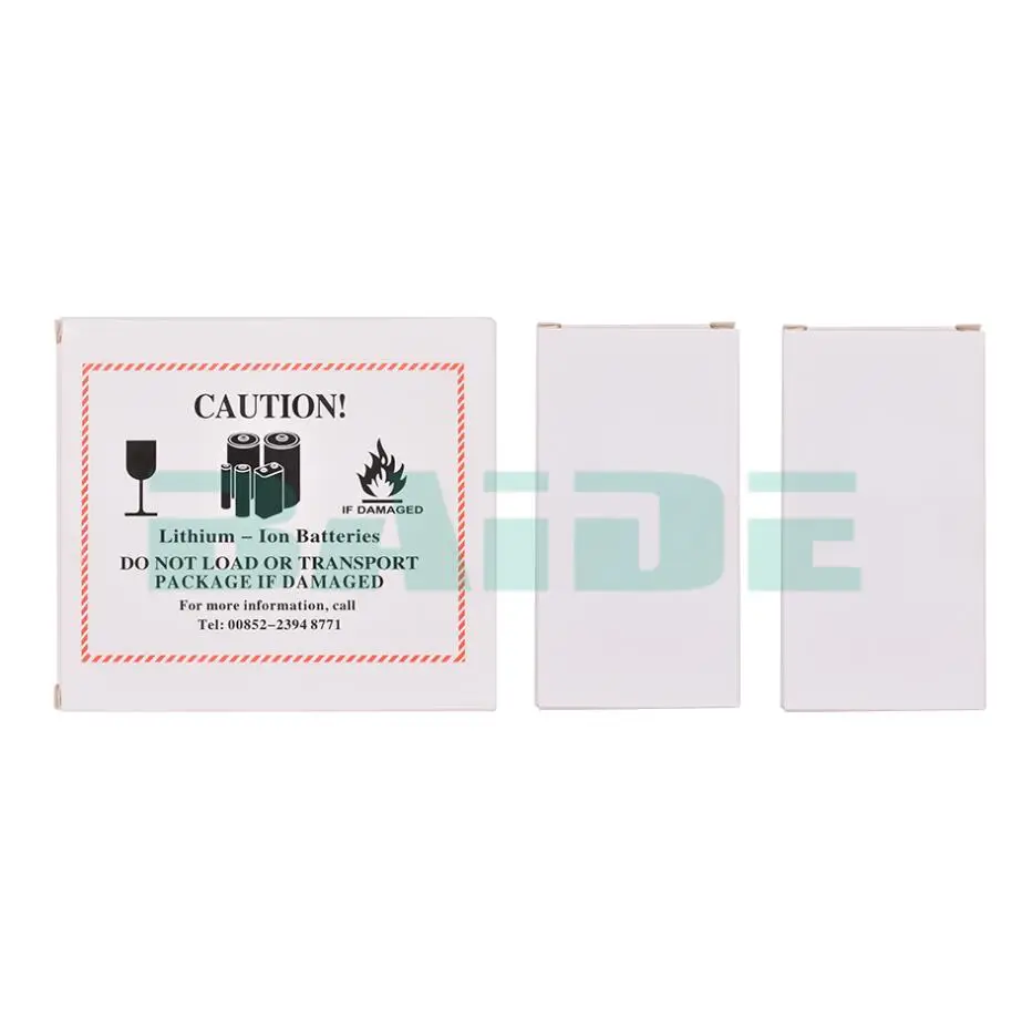 With Caution Fire 2 in 1 Battery Box for iPhone 5 6 7 Plus Paper Package Packing Packaging Case 200set/lot