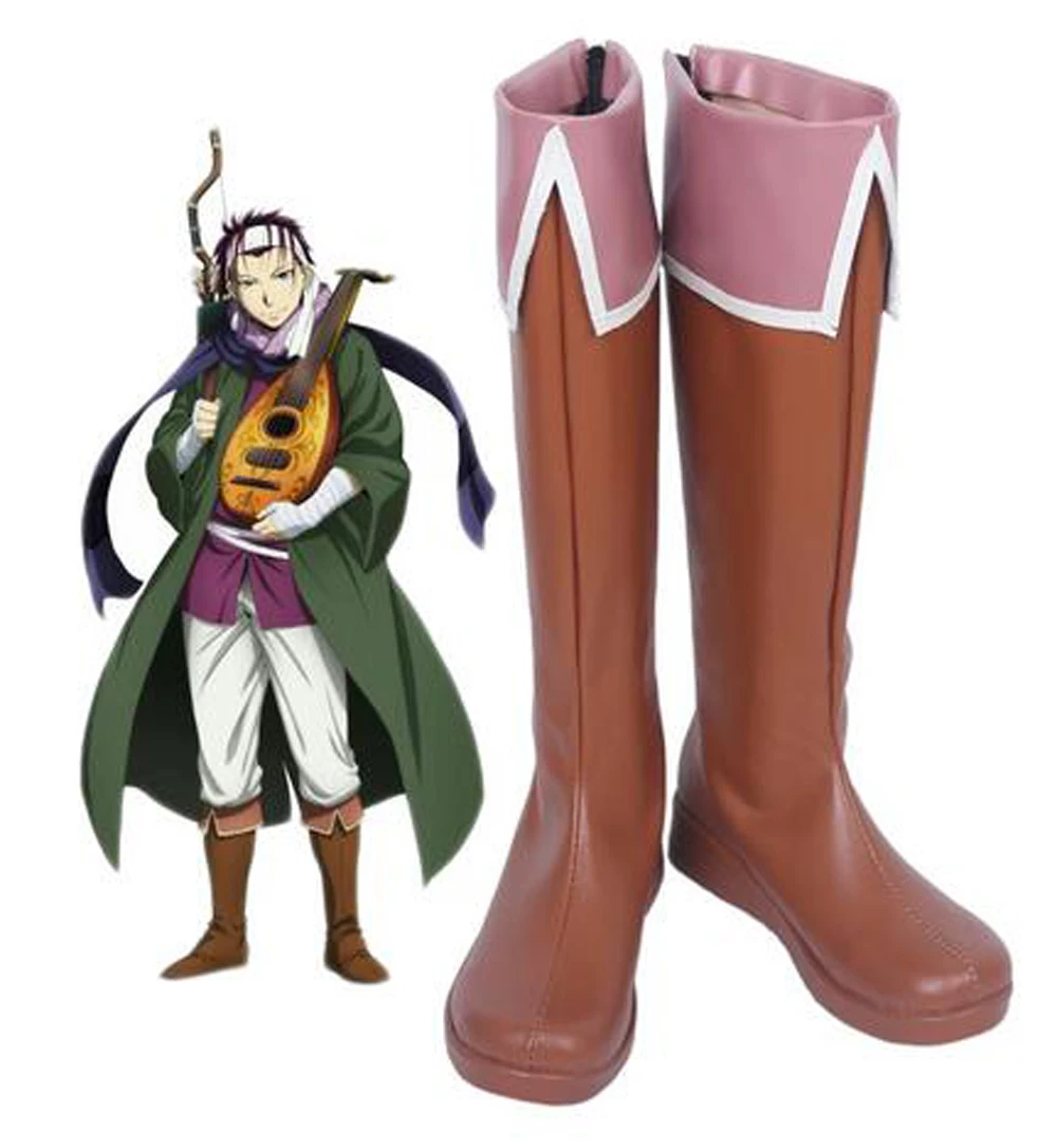 

Arslan Senki The Heroic Legend of Arslan Gieve Cosplay Boots Shoes Anime Party Cosplay Boots Custom Made Men Shoes