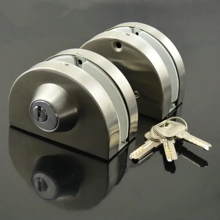 

Stainless steel/glass lock