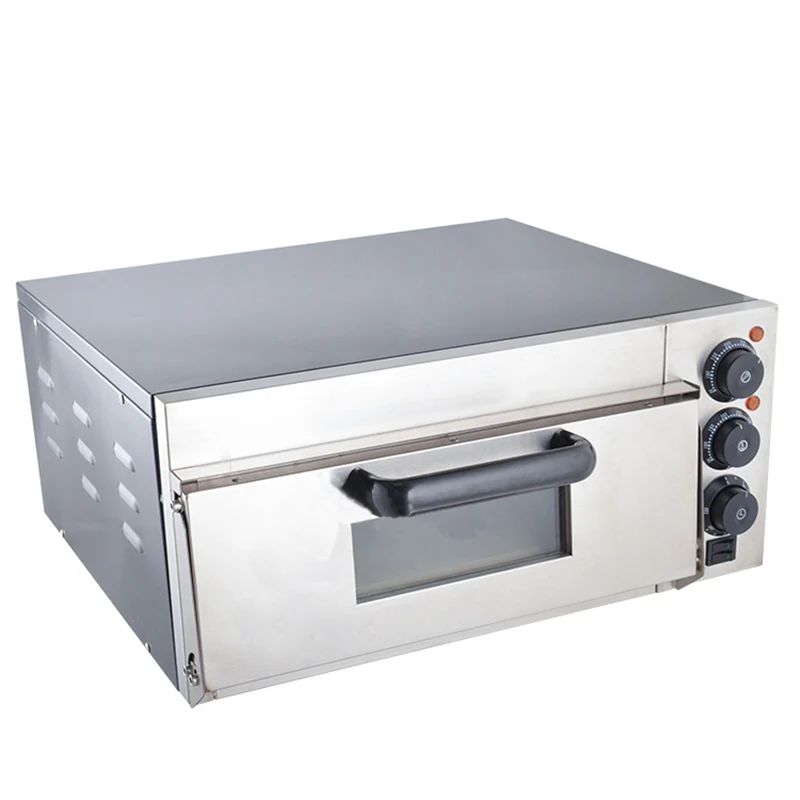 فرن البيتزا الكهربائية كعكة الدجاج المحمص طباخ البيتزا/فرن الطلاء الكهربائي طبقة واحدة الخبز آلة خبز البيتزا