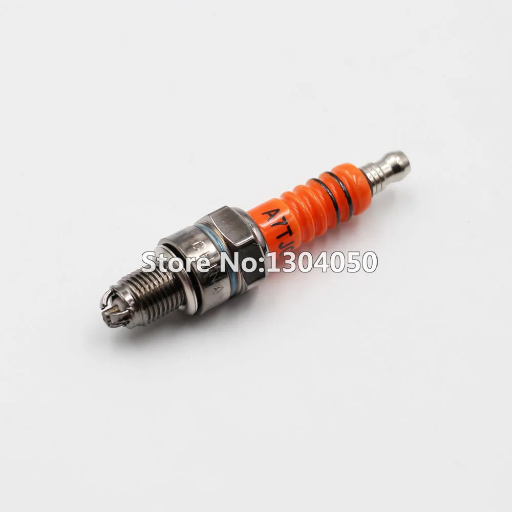 10X Motorcycle Spark Plug A7TC A7TJC High Performance 3 Electrode Triple Electrode Replaces C7HA C7HSA