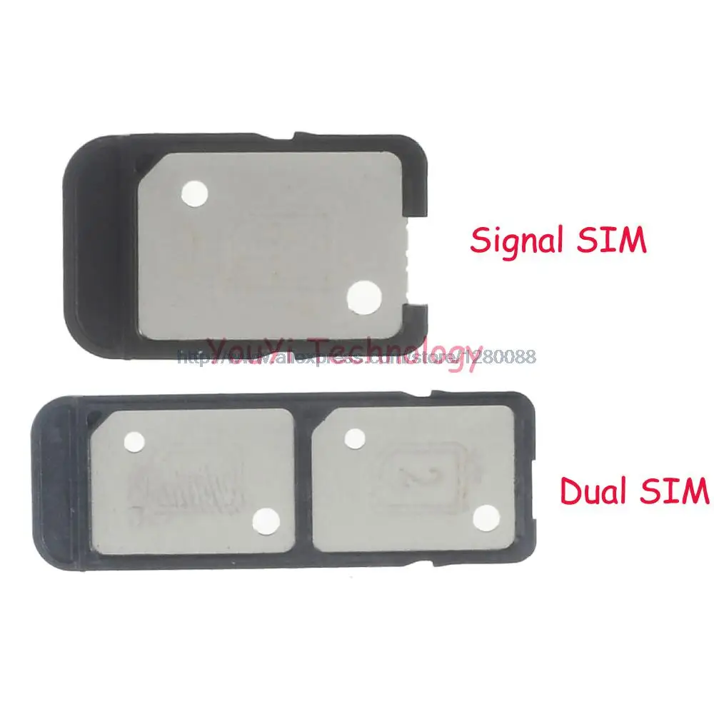 10 pcs/lot CFYOUYI Dual Single SIM Card Tray Slot Holder For Sony Xperia C5 Ultra E5563 E5553 E5506