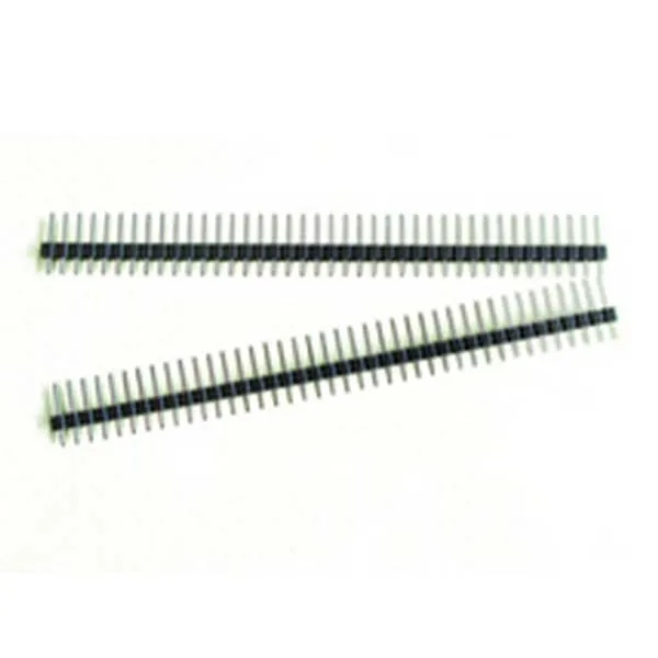 100 pcs needle pria pin header baris tunggal 1x40 p 40pin 2.54mm lapangan lurus grosir