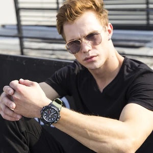 Smael Spor Saatler Askeri, erkekler İzle Dijital su geçirmez D ' Su, Led İzle Bilek Erkek Saat Adam 1545 Aut Adam Büyük Saatler Erkekler için saatin en büyük satışlarından 12'si smael 1545-no. 8