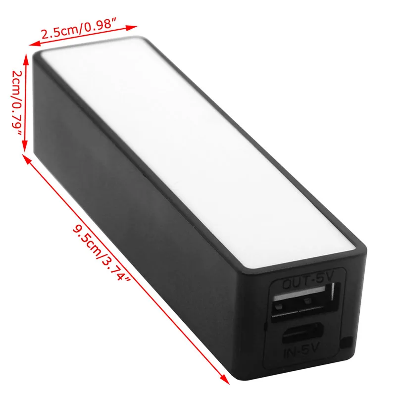 1 PC USB Mobile Power Bank Charger Pack Box Battery Case For 1 x 18650 DIY Portable