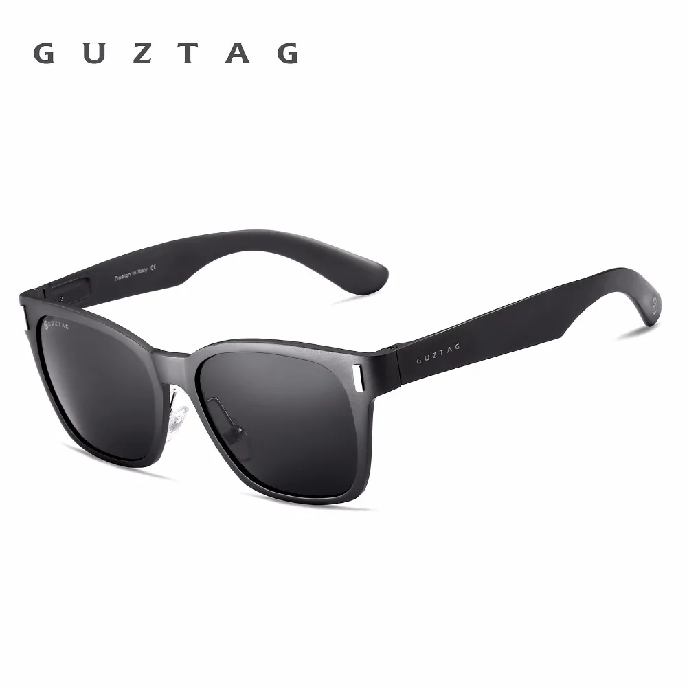 GUZTAG Men's Sunglasses Aluminum Square Women Polarized Mirror UV400 Sun Glasses Eyewear Sunglasses For Men oculos de sol G926