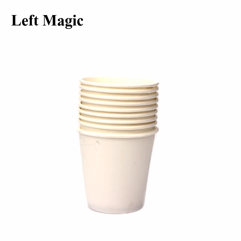 Super Paper Cup Magic Tricks Cup Appear From Bag Magic Props Paper Comedy Stage Close Magic Street Magic Show G8134