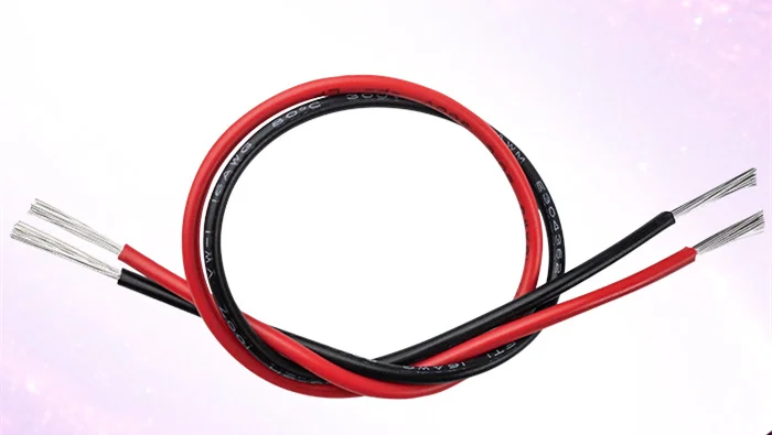 1007 Wire Power cord wire Single core and multiple strands of copper wire flexible wire Red and black single 5 meter 24#