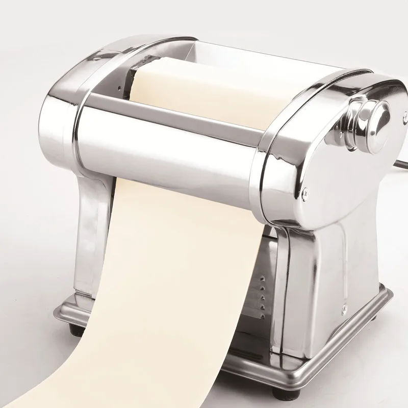 Mesin Pembuat Mie Listrik Multifungsi 110V 220V Mesin Pembuat Mie Pisau Tunggal Steker EU/AU/UK Mudah Dioperasikan