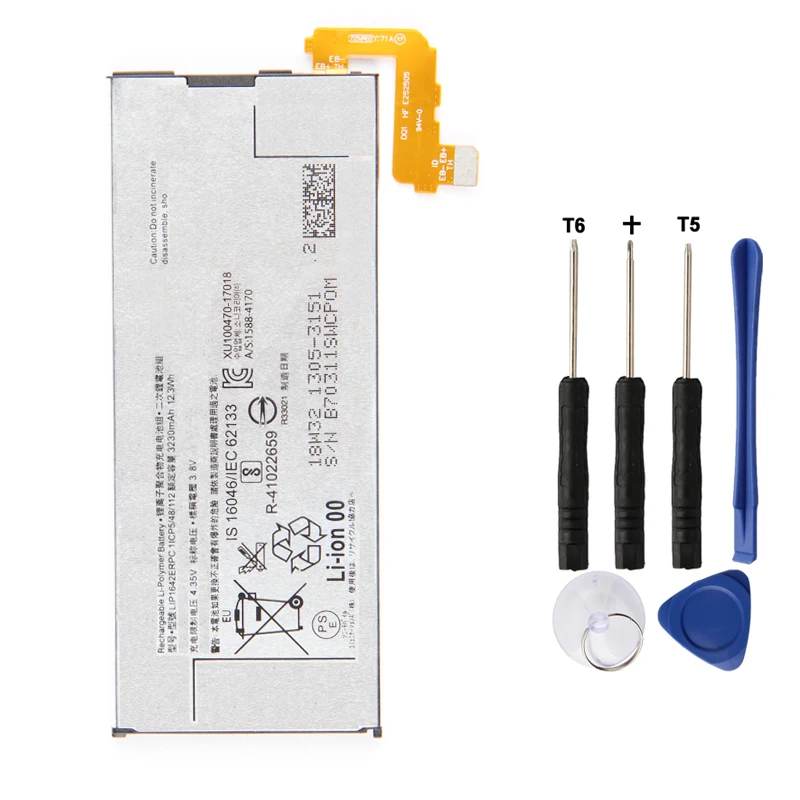 Agaring Original Replacement Battery LIP1642ERPC FFor SONY Xperia XZ Premium G8142 Authentic Batteries 3230mAh динамик слуховой basemarket для sony e6853 xperia z5 premium