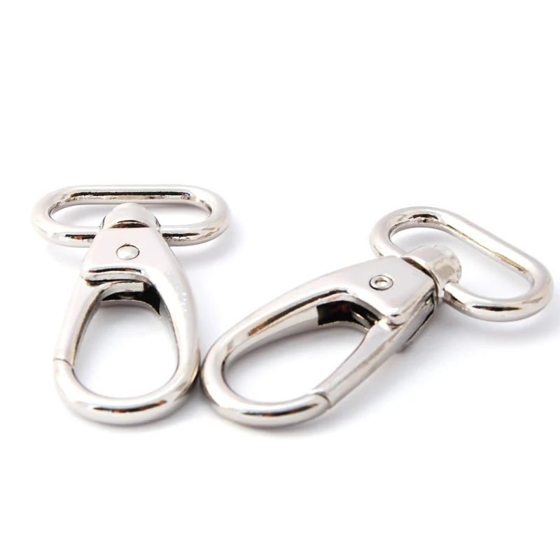 

40pcs 2.5cm (inner diameter) Silver clasps Lobster Swivel hook for bag findings