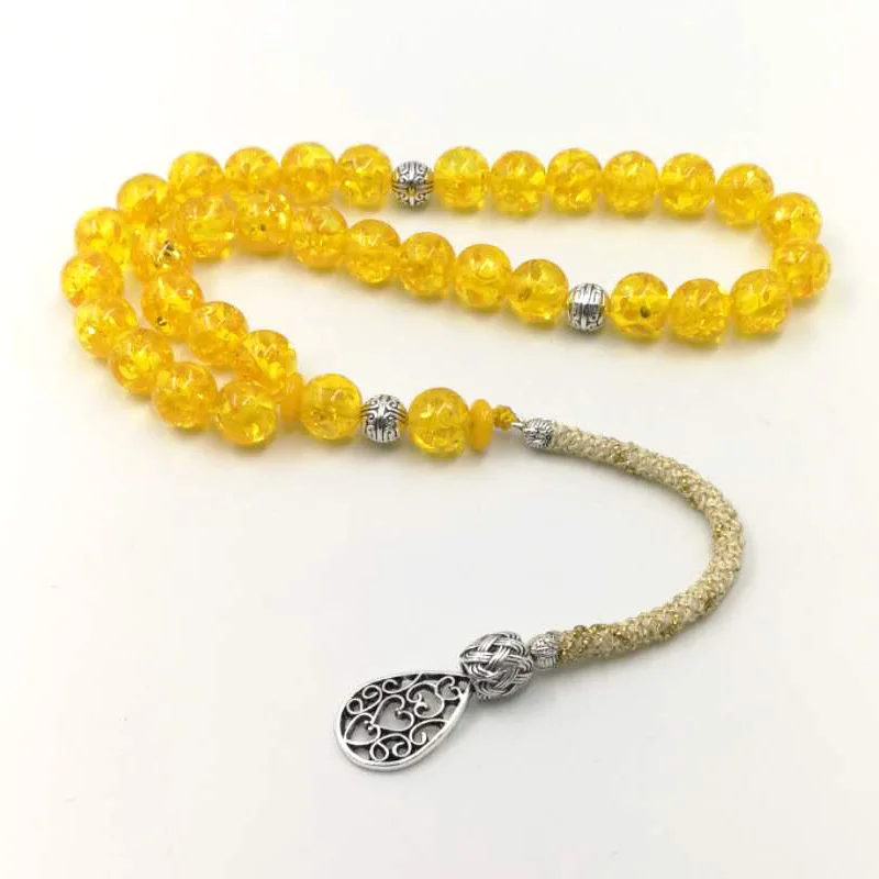 

Tasbih with special accessory pendan 33 66 99beads New design Man's Tesbih Misbaha Muslim Rosary