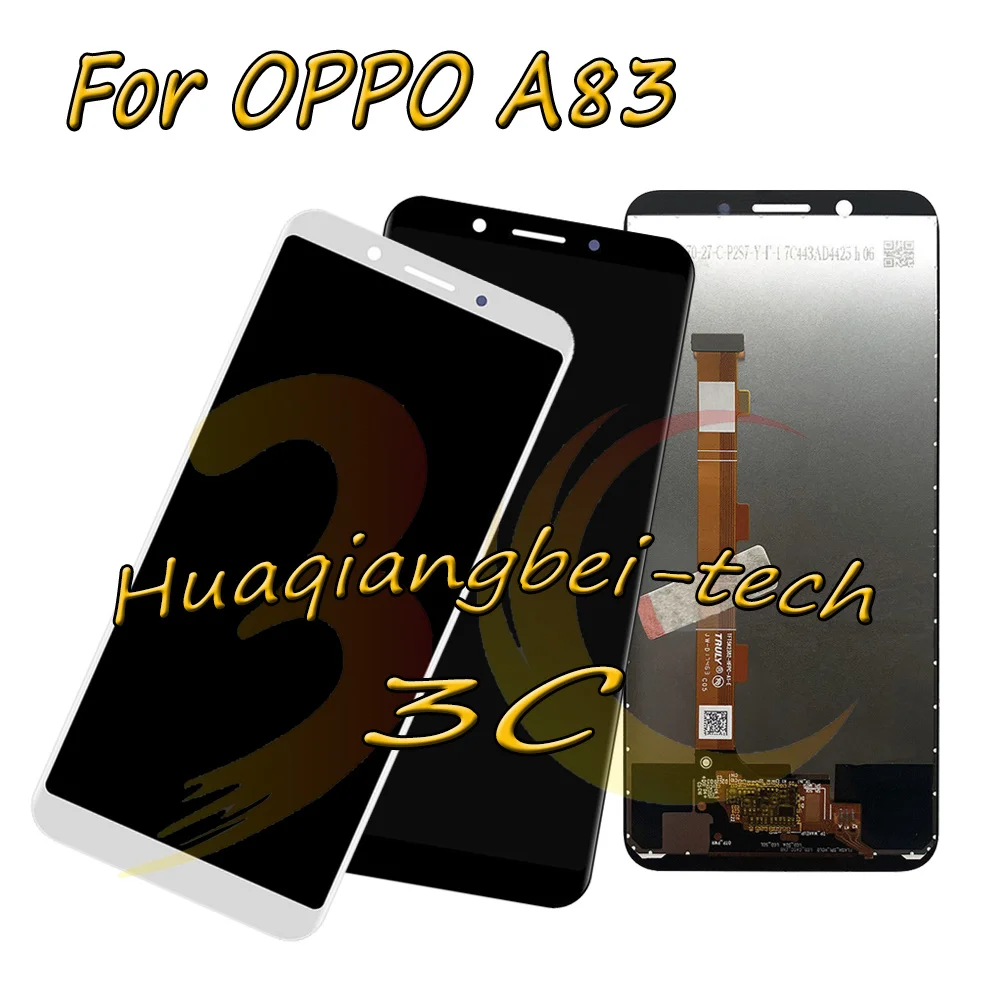 

New 5.7'' For OPPO A83 Full LCD DIsplay + Touch Screen Digitizer Assembly Black / White 100% Tested With Tracking