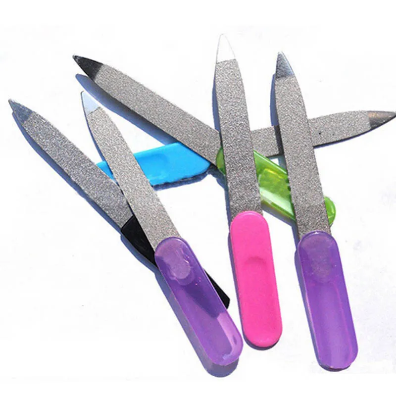 10pcs/Lot Professional Grinding Rod Manicure Tools Stainless Steel Nail Files Buffers Pedicure Nail Art Tools