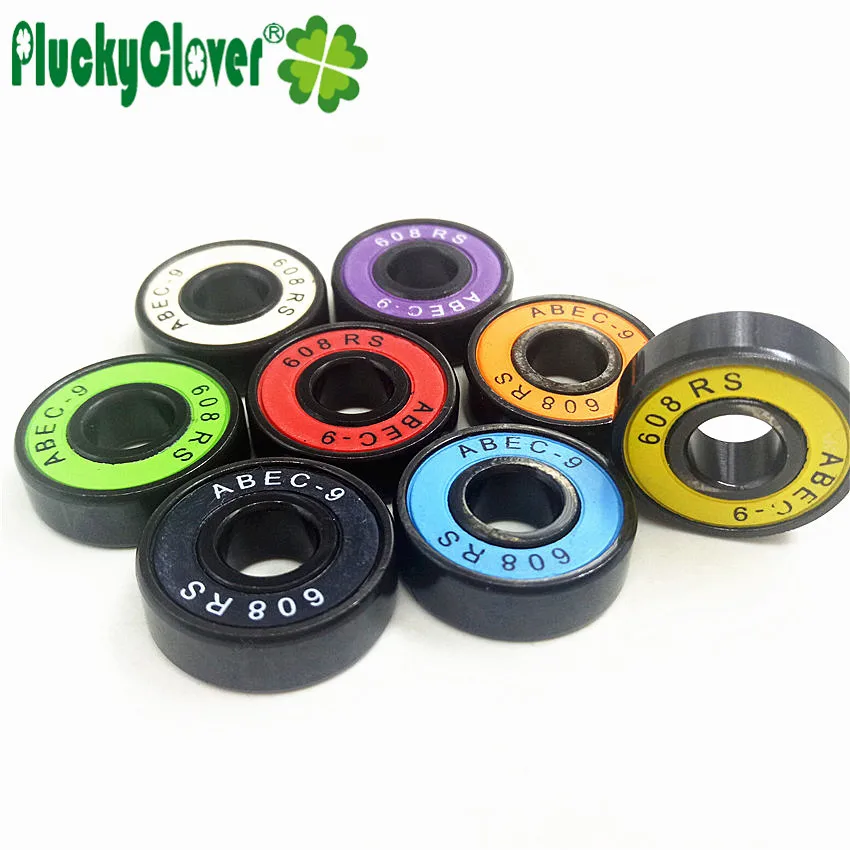 8pcs/set ABEC-9/11 High Quality Inline Skates Bearing 608rs 8mm Beaing For Scooter Skateboard fsk Skates Fidget Spinners Gyros