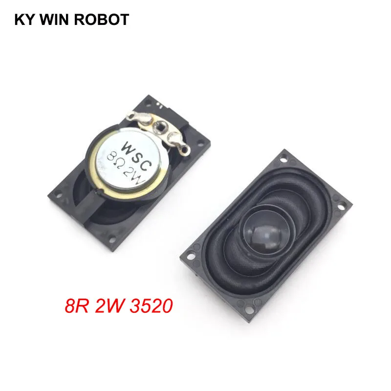 

2PCS/Lot Notebook Speaker Horn 2W 8R 3520 2035 Loud speaker 8 ohms 2 Watt 8R 2W 35*20MM thickness 8MM