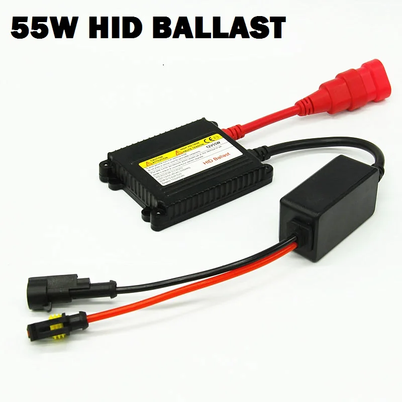 1Pc 55W DC 12v Xenon ignition unit ballast for  H4 H7 H11 H3 9005 9006 880 H13 HID headlight